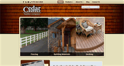 Desktop Screenshot of cedarsupply.com