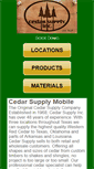 Mobile Screenshot of cedarsupply.net